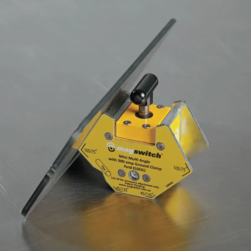 Mini Multi-Angle Welding Magnet, 150 lb Capacity