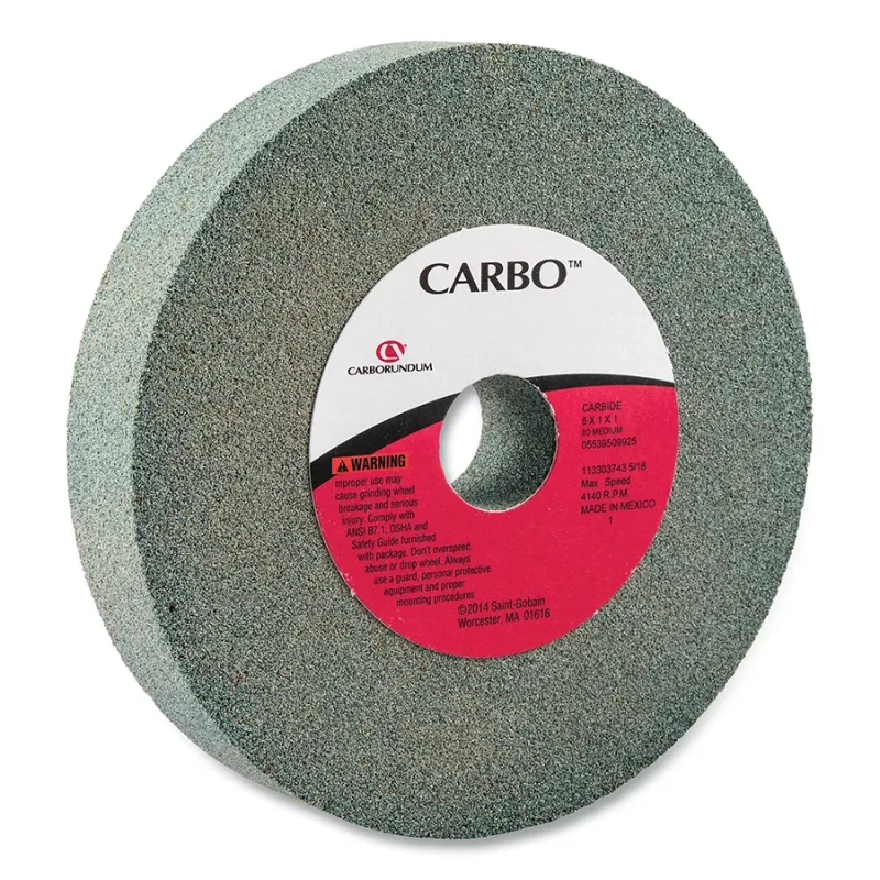 Bench and Pedestal Wheel, 6 in x 1 in x 1 in, AO, 80 Grit
