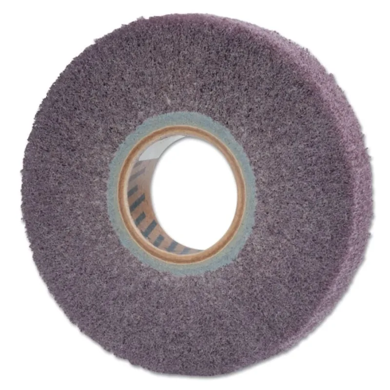 Non-Woven Flap Wheels with Arbor Hole Mount, 8 in, 120 Grit, 2,500 rpm (481-05539512677) - additional view 1
