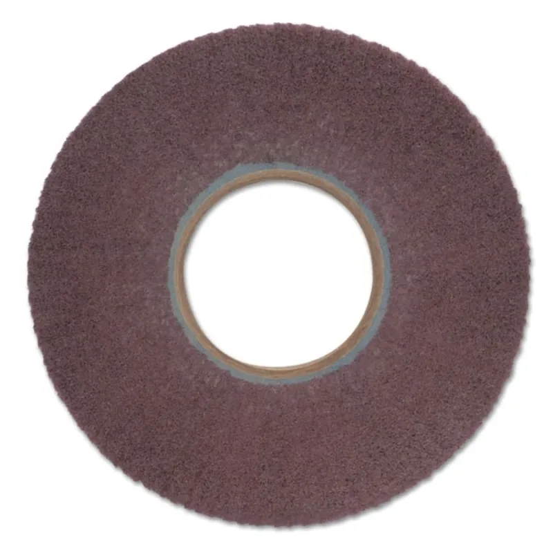 Non-Woven Flap Wheels with Arbor Hole Mount, 8 in, 120 Grit, 2,500 rpm