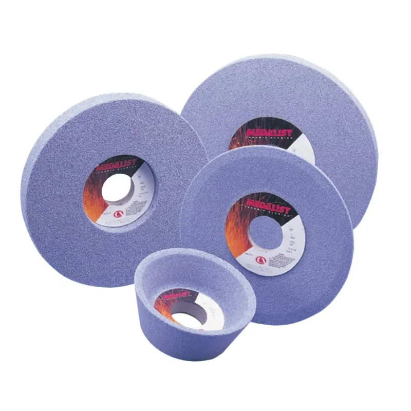 Medalist Surface Grinding Wheel, Ceramic, 14 in x 1-1/2 in x 1/4 in, 46GVLP Grit