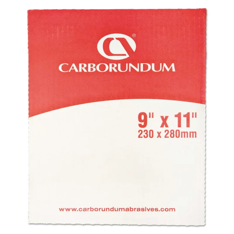Carborundum Aluminum Oxide Resin Cloth Sheets, Aluminum Oxide Cloth, P100
