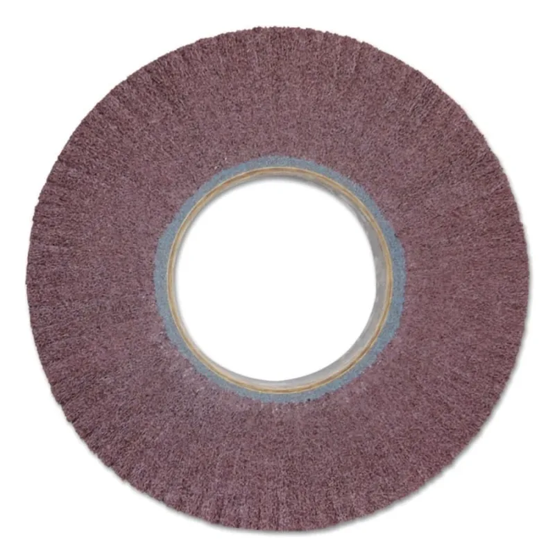 Non-Woven Flap Wheels with Arbor Hole Mount, 12 in, 120 Grit, 1,900 rpm