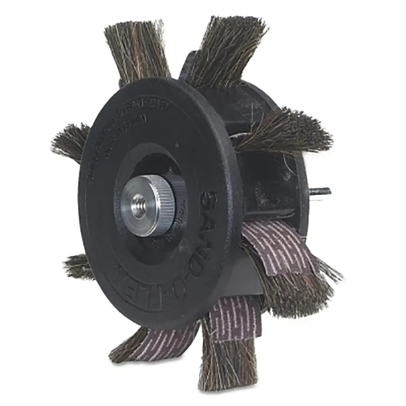 Sand-O-Flex™ 350-RP Coated Flap Wheel, 6-1/2 in dia, 80 Grit, 2400 rpm