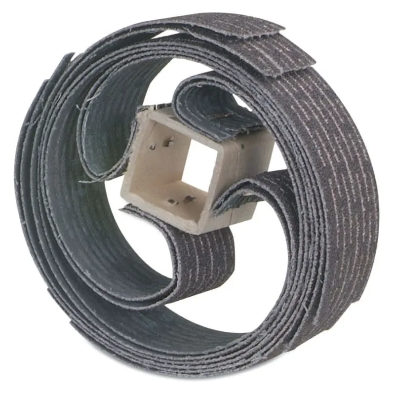 Sand-O-Flex Wheel Refill, Resin Bond, 120 Grit, 1 in x 14 in, Scored