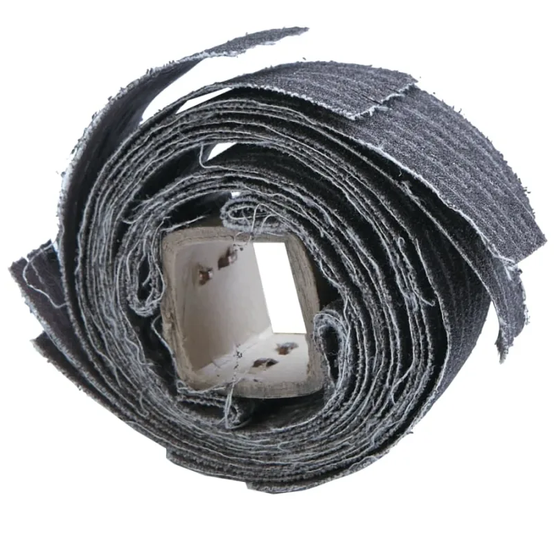 Sand-O-Flex Wheel Refill, Glue Bond, 120 Grit, 1 in X 19 in, Unscored