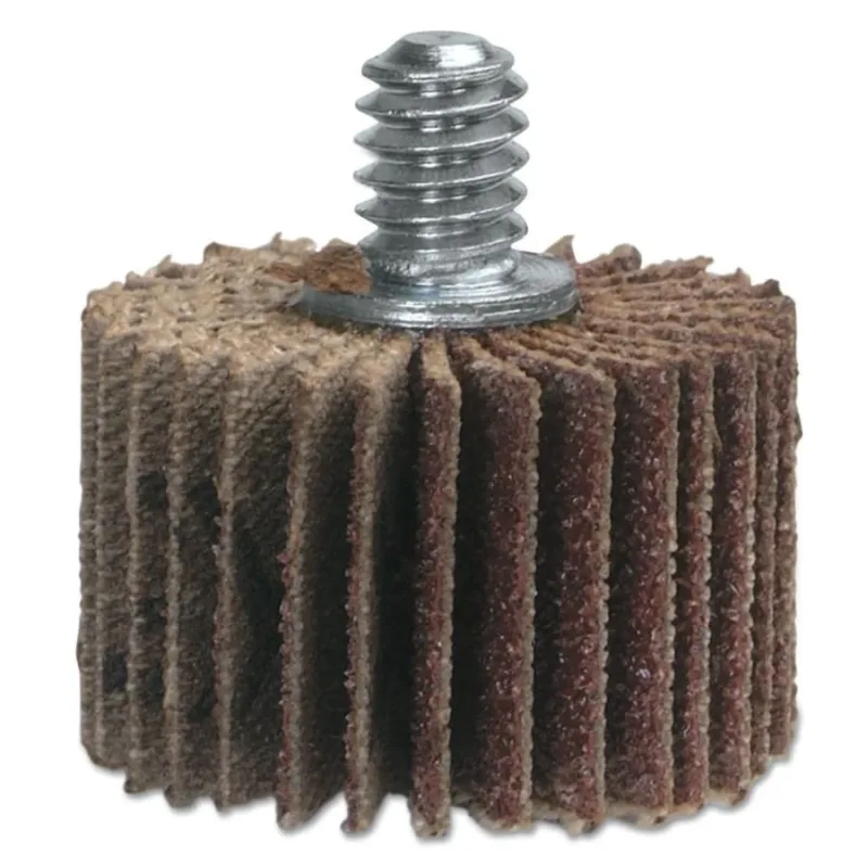 High Performance Mini Flap Wheels with 1/4"-20 Thread,1" x 1",80 Grit,30,000 RPM