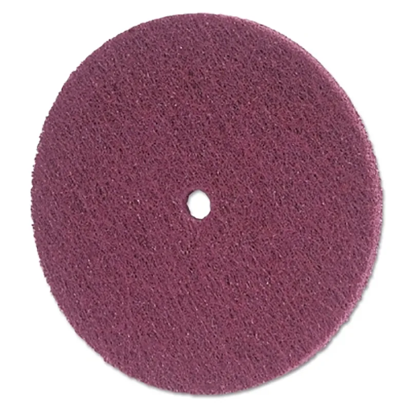 High Strength Buffing Disc, 8 in x 1/2 in, Very Fine, Aluminum Oxide, 3600 rpm, Maroon (481-08834162413) - additional view 1