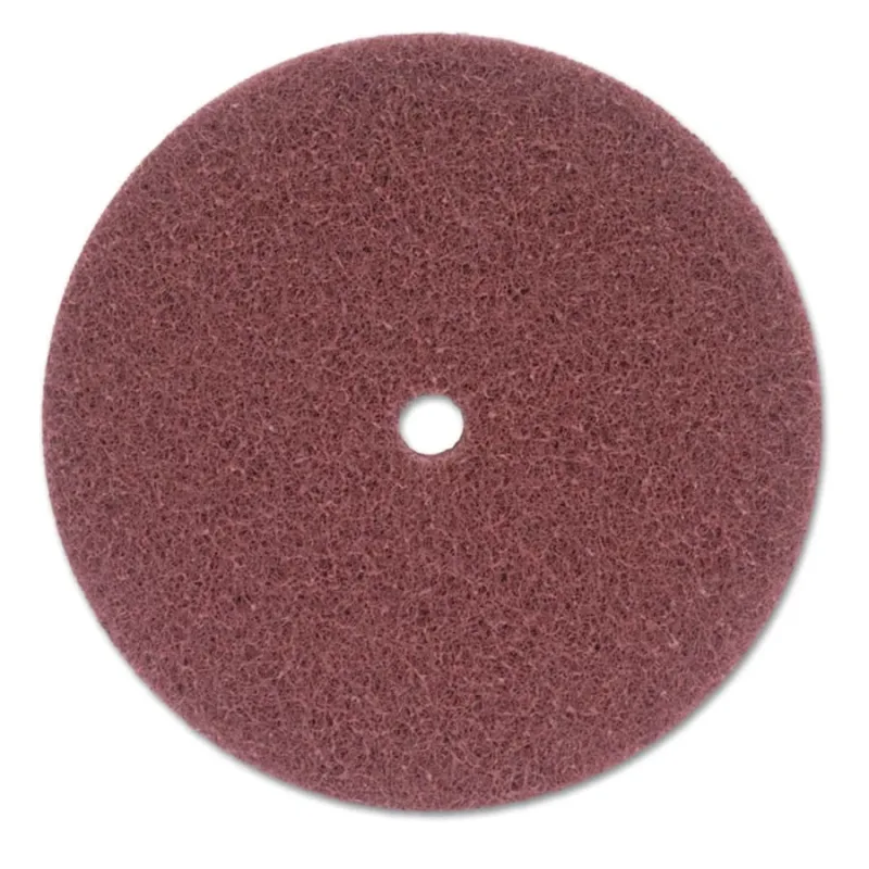 High Strength Buffing Disc, 8 in x 1/2 in, Very Fine, Aluminum Oxide, 3600 rpm, Maroon