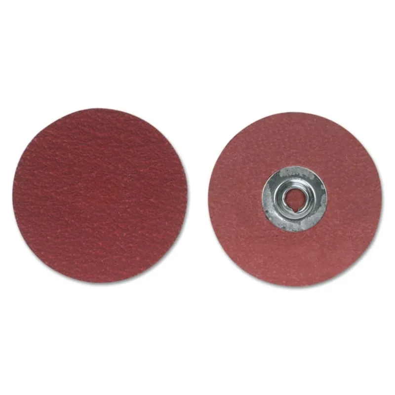 Ultra Ceramic Plus PowerLock Cloth Discs-Type II, 1 in Dia., 80 Grit