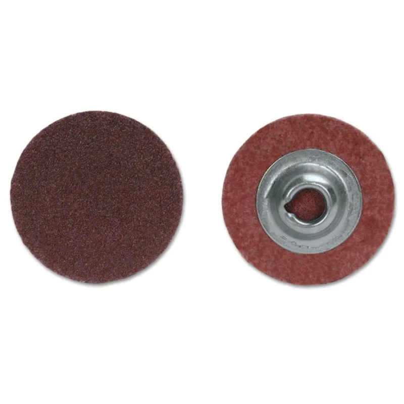 ALO Plus PowerLock Cloth Discs-Type II, Aluminum Oxide, 3 in Dia., 80 Grit