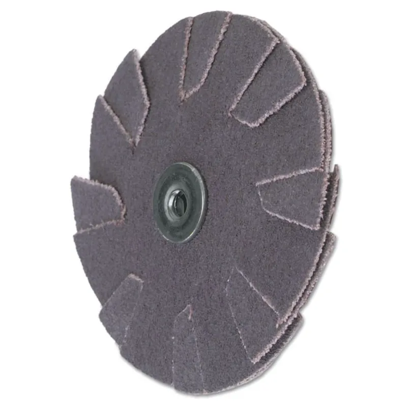 Overlap Slotted Alo Resin Bonded Discs-2 Ply, 2 1/2 in Dia., 80 Grit