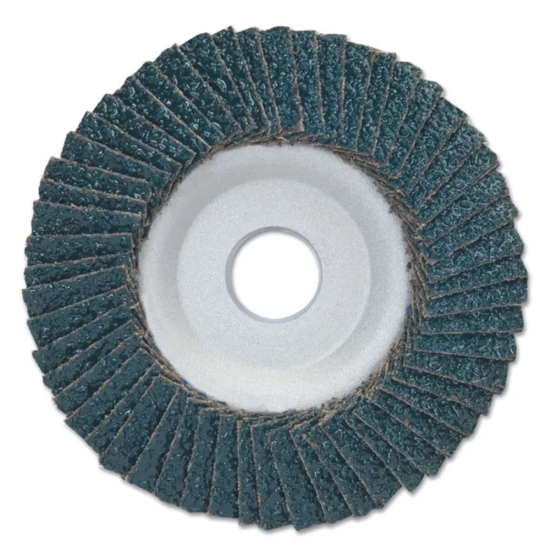 Type 29 Zirconia Alumina Contoured PowerFlex Discs,4.5", 80 Grit, 7/8, Aluminum