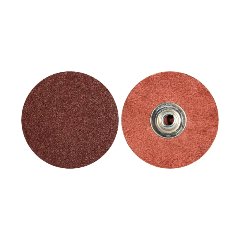 Quick-Change Discs, Aluminum Oxide, 2 in Dia, 50 Grit