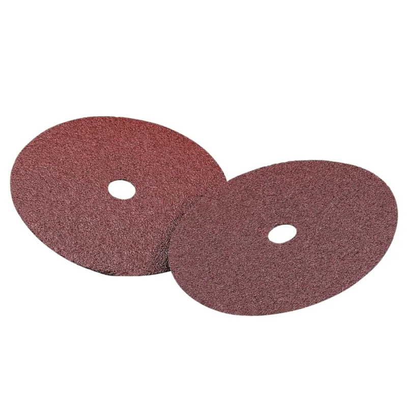 Carbo White Fiber Disc, Aluminum Oxide, 7 in Dia., 50 Grit