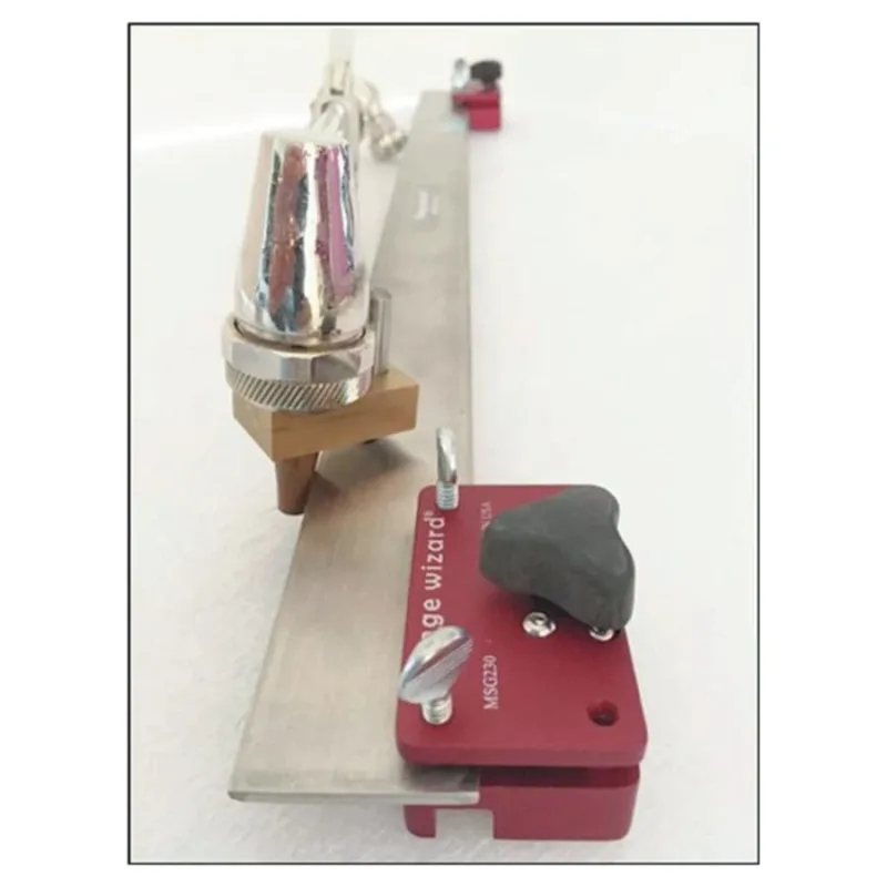 Magnetic Torch Guide, 24 in L, Stainless Steel, Heat Resistant, 1 Magnetic Block