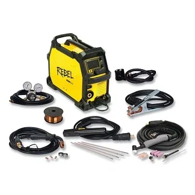 Rebel™ EMP 215ic Multi-Process Welder, 240 A, 120 V to 230 V, Includes Torch/Accessories/Consumables