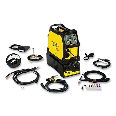 Rebel™ EMP 205ic AC/DC Multi-Process Welder, 235 A, 120 V to 230 V, Includes Torch/Accessories