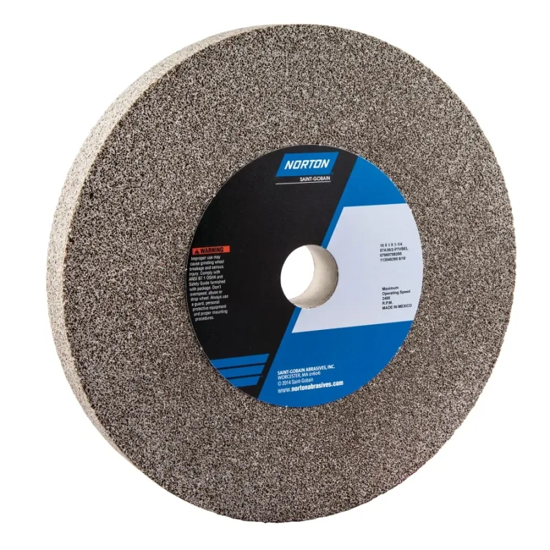 Gemini Bench and Pedestal Wheels, Type 1, 10 in Dia., 36/46 Grit, Coarse Grade