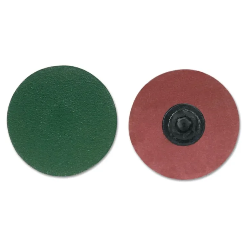 ZIRC Plus R801 PowerLock Cloth Discs-Type I, 2 in Dia., 50 Grit