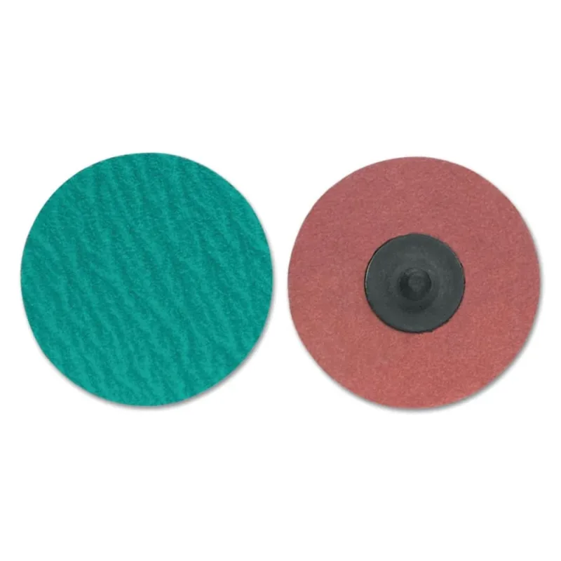 ZIRC Plus R801 PowerLock Cloth Discs-Type III, 1 in Dia., 60 Grit
