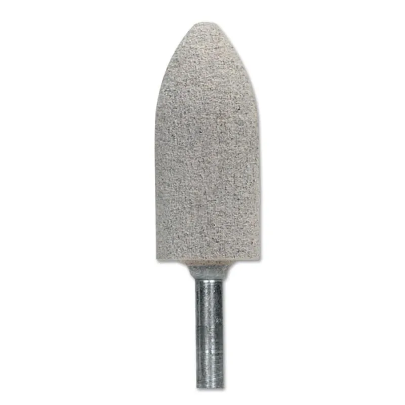 Cotton Fiber Mounted Points, 7/8 in Dia, 2 in Thick, 80 Grit Aluminum Oxide (547-61463622664) - additional view 1