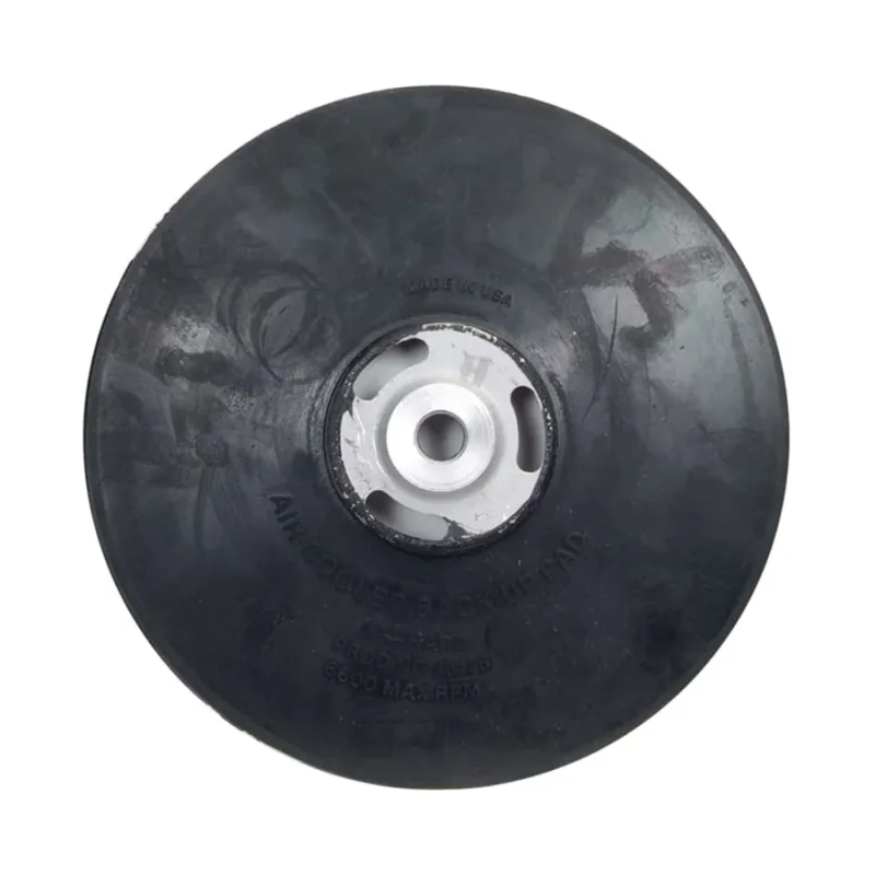 Air-Cooled Back-Up Pads, 10,000 rpm, 5 in x 5/8 in - 11, Medium