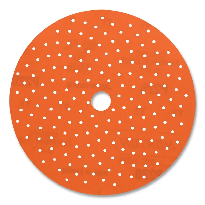 Blaze™ Multi-Air Cyclonic A995 Center Hole Vacuum Paper Disc, Ceramic Alumina, 6 in dia, 11/16 in AH, 220 Grit, Hook-and-Loop