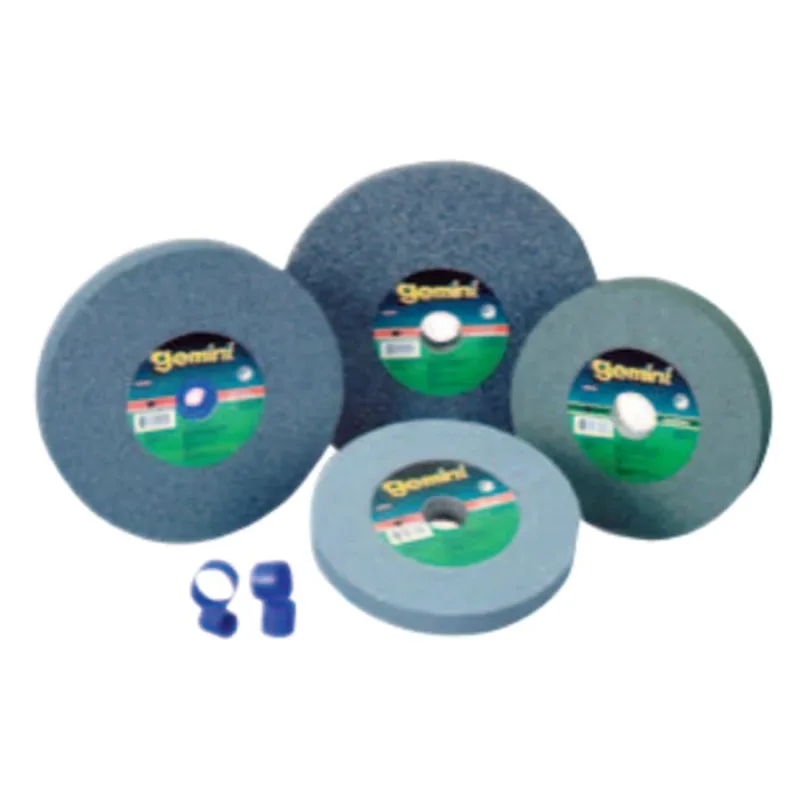 T1 Straight Gemini Bench & Pedestal Grinding Wheel, 6 in Dia x 1/2 in Thick, 1 in Arbor, Coarse
