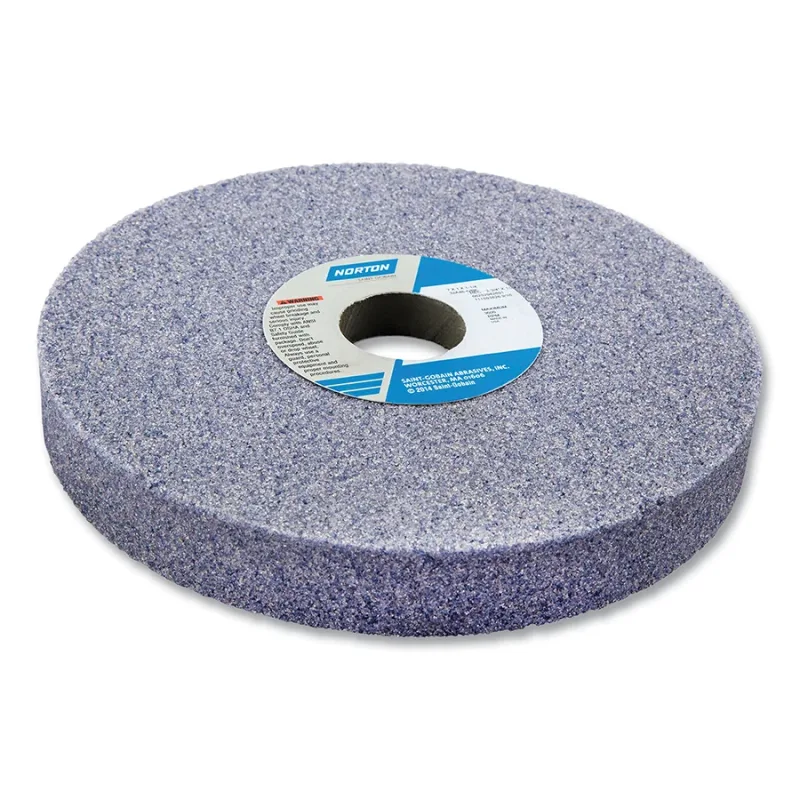 Type 05 32A Toolroom Wheel, 7 in dia, 1 in Thick, 1-1/4 in Arbor dia, 1/2 in Recess, 46 Grit, 32A46-IVBE
