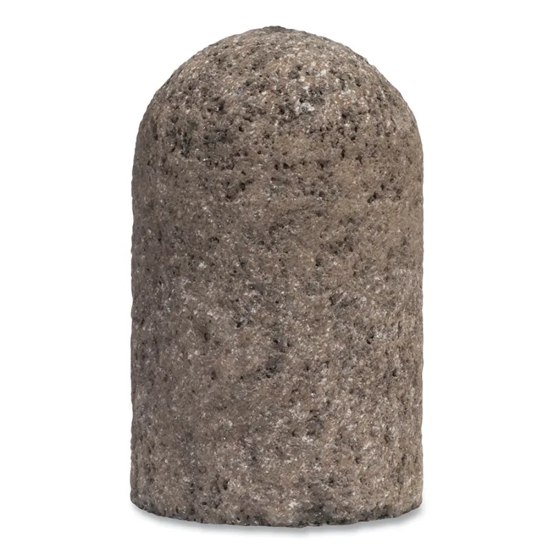 Metal® Portable Snagging Plug, Type 18R, 2 in dia, 3 in Thick, 5/8 in-11 AH, 20 Grit, Aluminum Oxide 57A