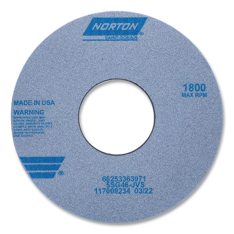 SG 5SG Toolroom Wheel, Type 01, 14 in dia, 1 in Thick, 5 in Arbor dia, 46 Grit, 5SG46-JVS