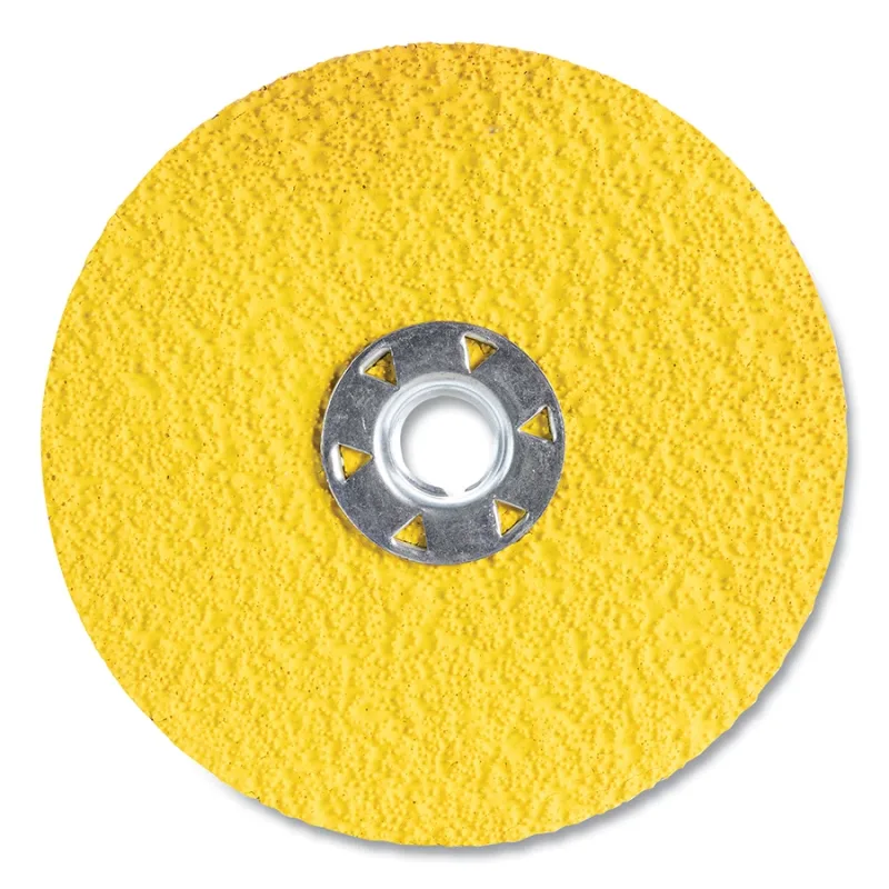 RazorStar F990S Fibre Disc, Premium Ceramic Alumina, 4.5 in dia, 5/8 in-11 Arbor, 36 Grit, Threaded Arbor Hole