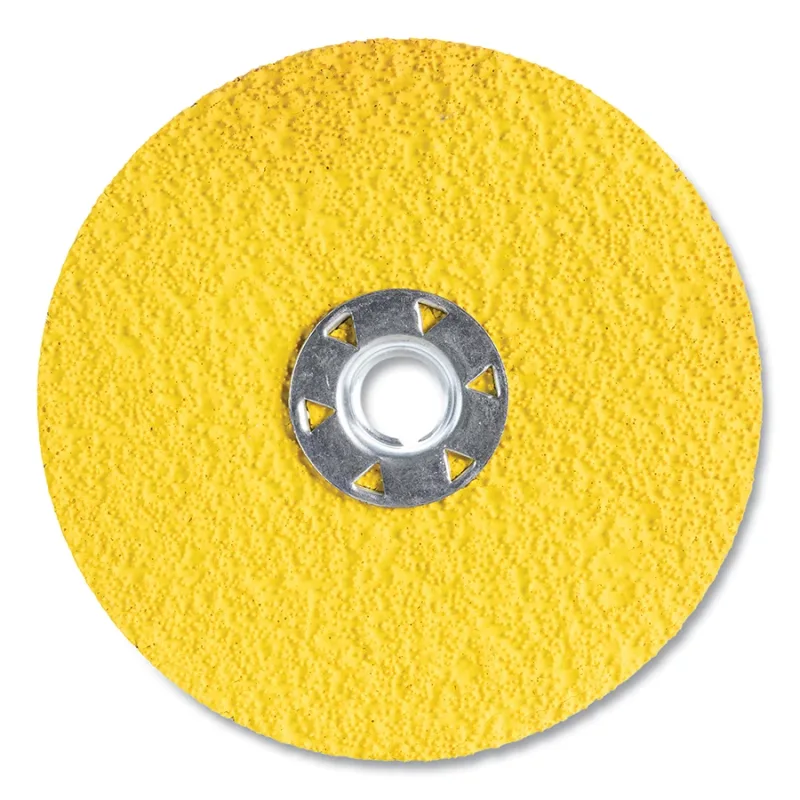 RazorStar F990S Fibre Disc, Premium Ceramic Alumina, 5 in dia, 5/8 in-11 Arbor, 36 Grit, Threaded Arbor Hole