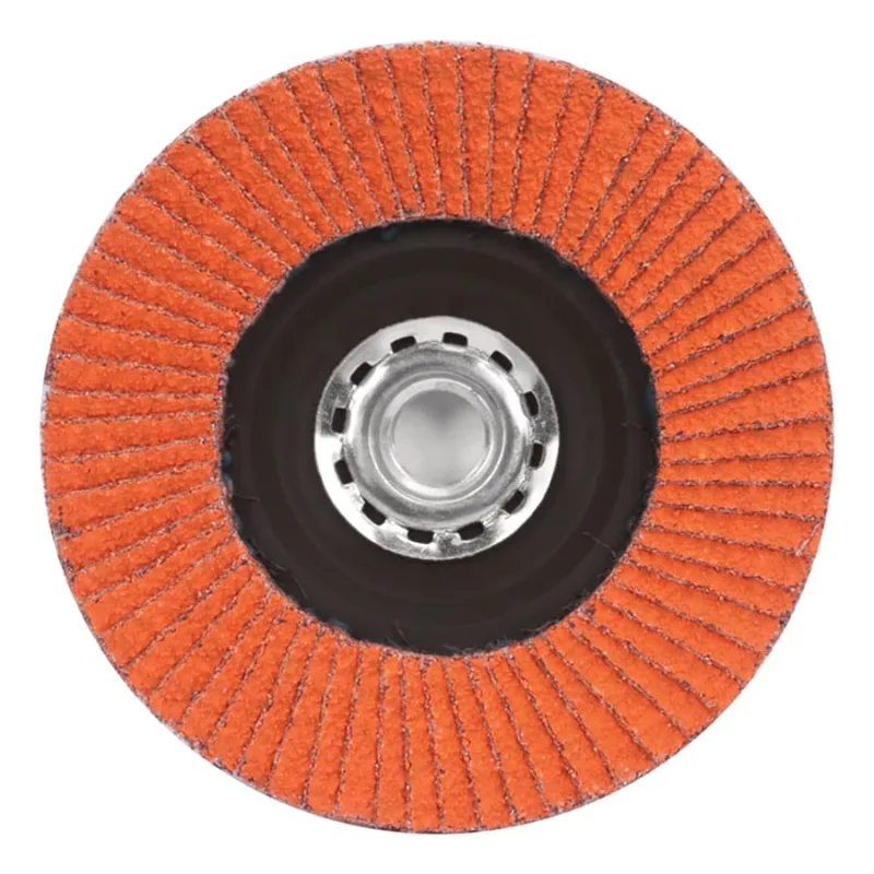 Abrasives Type 27 Quick-Trim Flap Discs, 7 in Dia., 40 Grit, 5/8 in Arbor (547-66254461066) - additional view 1