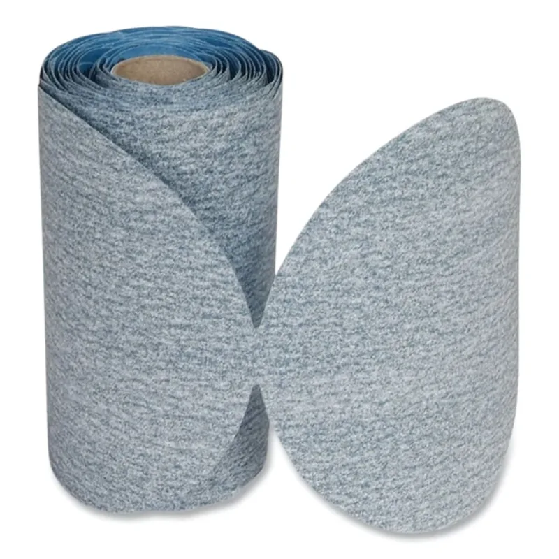 Paper PSA Disc Roll, Silicon Carbide, 5 in dia, P150 Grit