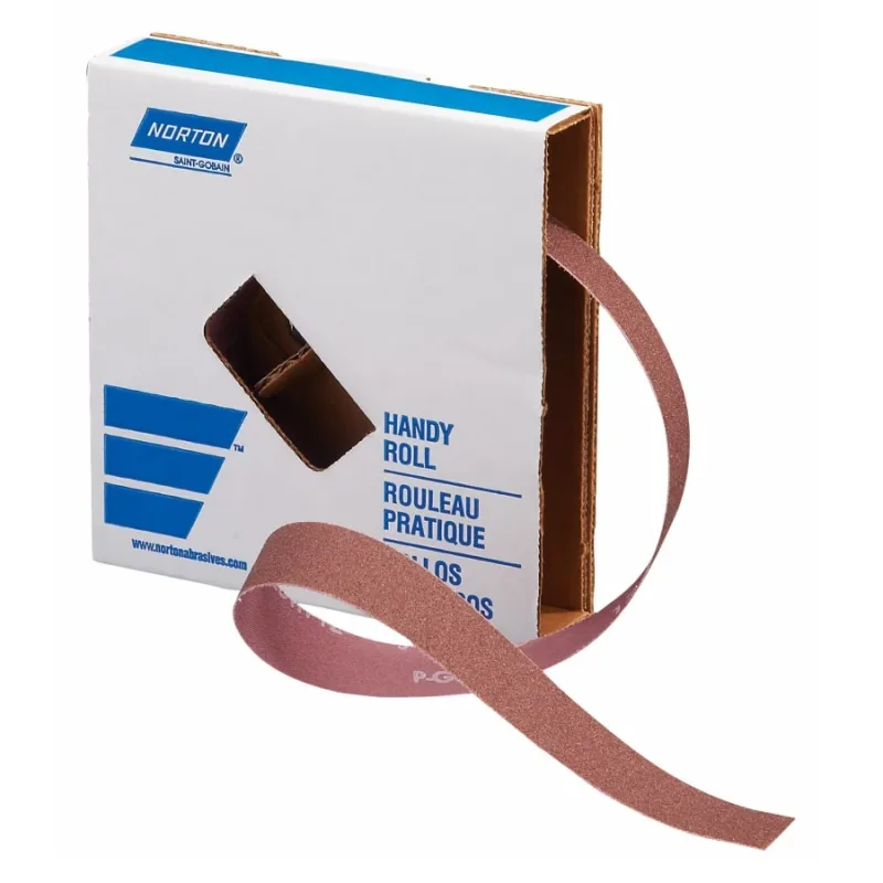Coated Handy Rolls, 1 in x 50 yd, 80 Grit