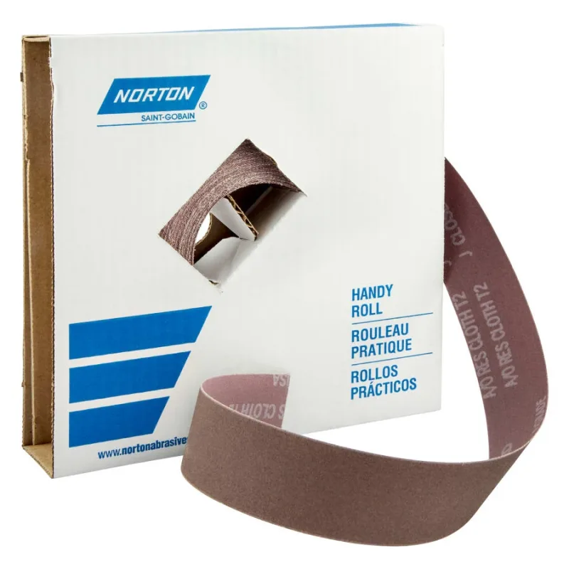 Coated Handy Rolls, 1 1/2 in x 50 yd , 240 Grit