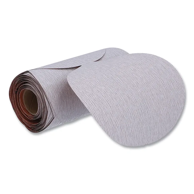 A275OP Paper Disc Roll, Aluminum Oxide, Ultra Fine Grit, 5 in dia, P800, PSA