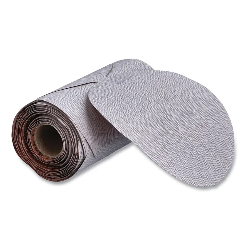 A275OP Paper Disc Roll, Aluminum Oxide, Super Fine Grit, 5 in dia, P400, PSA