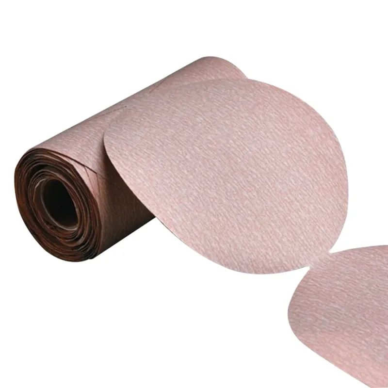 A275 NO-FIL Stick & Sand Paper Discs, Aluminum Oxide, 5 in Dia., 320 Grit