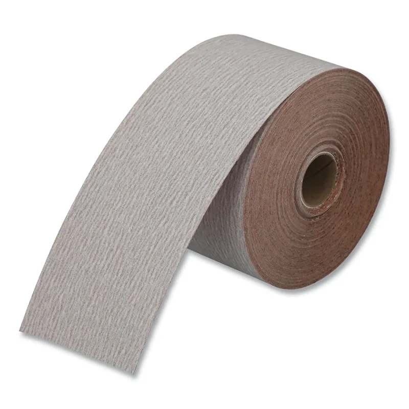 A275OP Paper Roll, Aluminum Oxide, Fine Grit, 2-3/4 in W x 45 yd L, P320, PSA