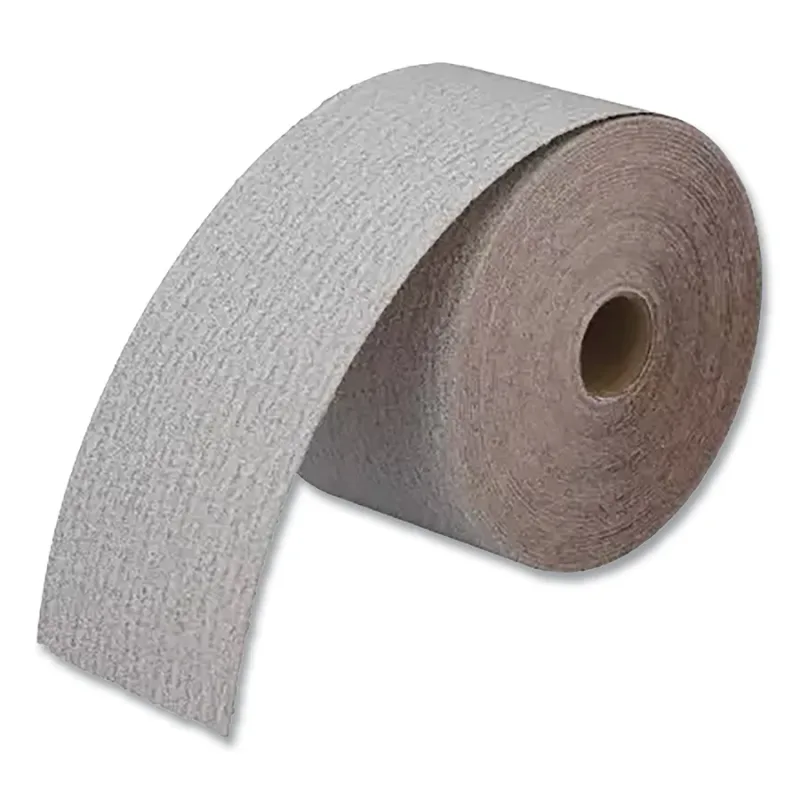 A275OP Paper Roll, Aluminum Oxide, Medium Grit, 2-3/4 in W x 30 yd L, P120, PSA