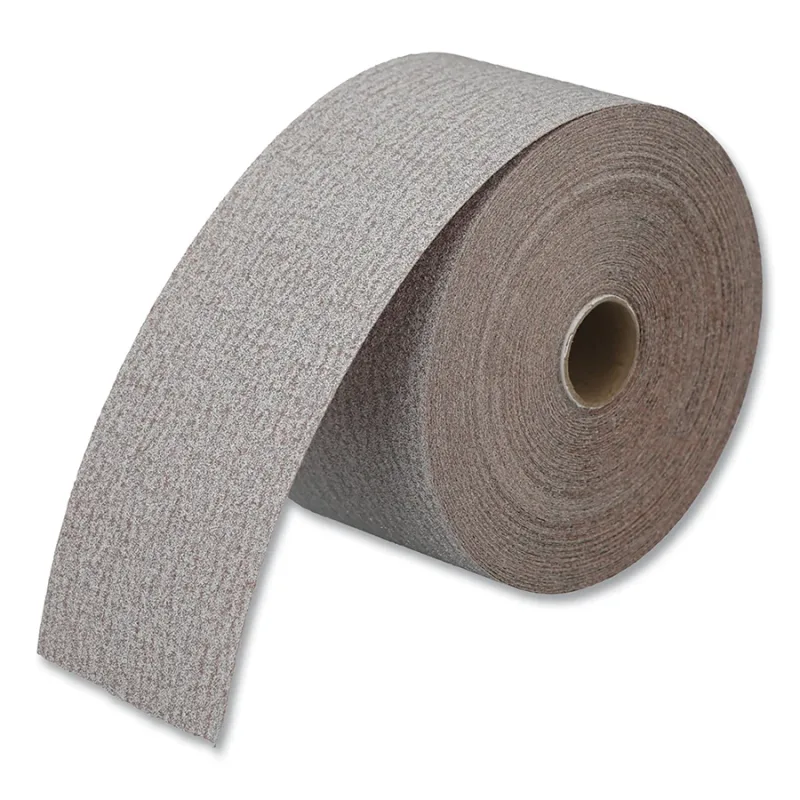 A275OP Paper Roll, Aluminum Oxide, Medium Grit, 2-3/4 in W x 30 yd L, P100, PSA