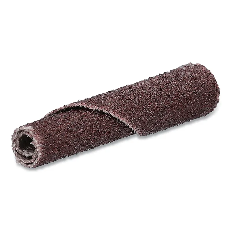 Cartridge Roll, R265, Metal, Aluminum Oxide, 1/4 in dia x 1-1/2 in L x 1/8 Arbor, 80 Grit