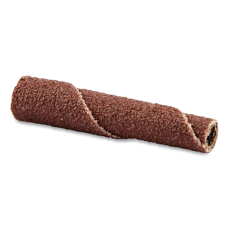 Cartridge Roll, R265, Metal, Aluminum Oxide, 1/4 in dia x 1-1/2 in L x 1/8 Arbor, 120 Grit