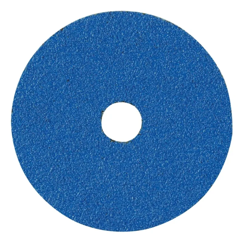 BlueFire® F826P Coated-Fiber Disc, Ceramic/Zirconia Alumina, 5 in x 7/8 in, 50 Grit, Arbor Hole