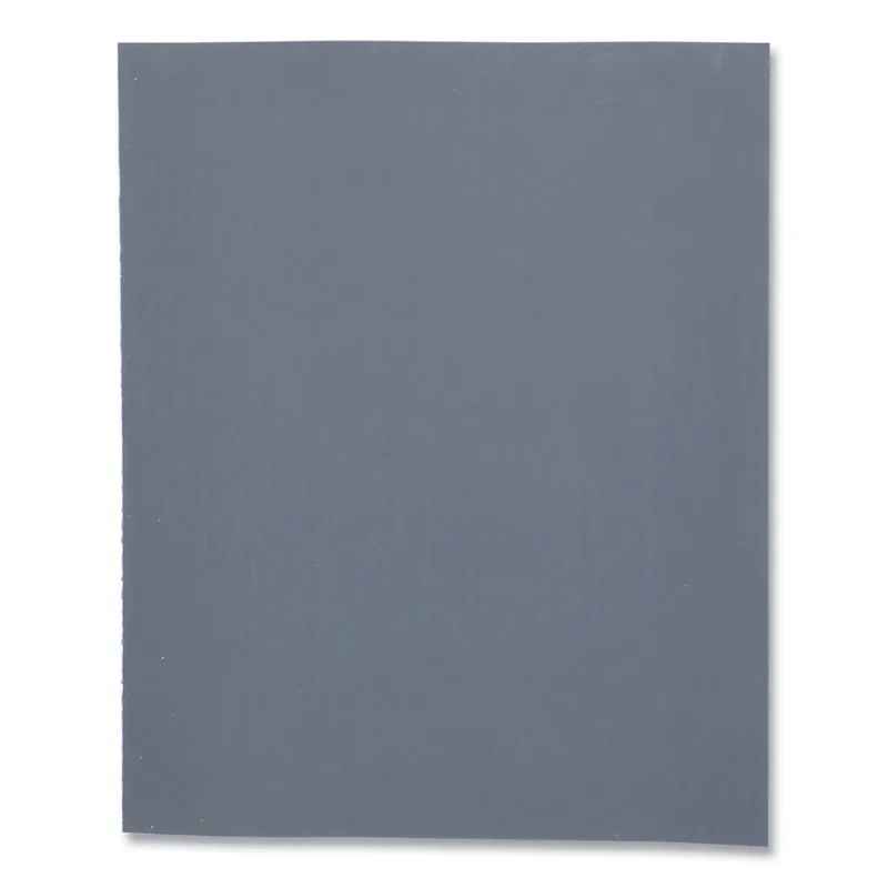 Fine Grit Paper Cut WP Sheets, T401, Silicon Carbide, B-Weight Waterproof Paper, 1000 Grit