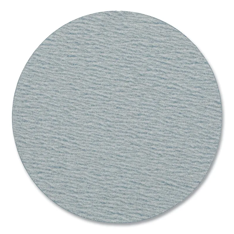 Dry Ice A975 Paper Disc, Ceramic Alumina, 5 in dia, P220 Grit, Hook-and-Loop