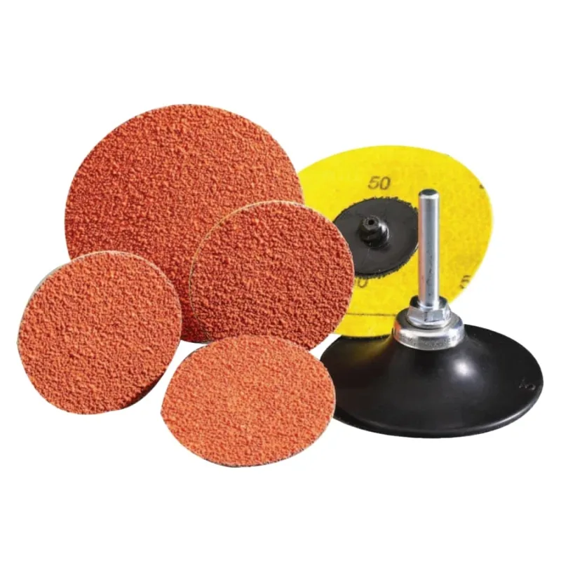 Blaze Speed-Lok TS Coated-Cloth Discs, Ceramic, 2 in Dia., 60 Grit, Type 2